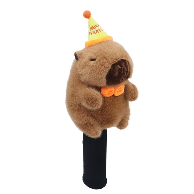 Almencla Wood Golf Club Headcover Capybara Adorable Soft Cute Protector A
