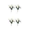 thumbnail image 2 of Youkk 2pcs Easy To Clean – Realistic Appearance – Artificial Flowers For Wedding white 2Set, 2 of 6