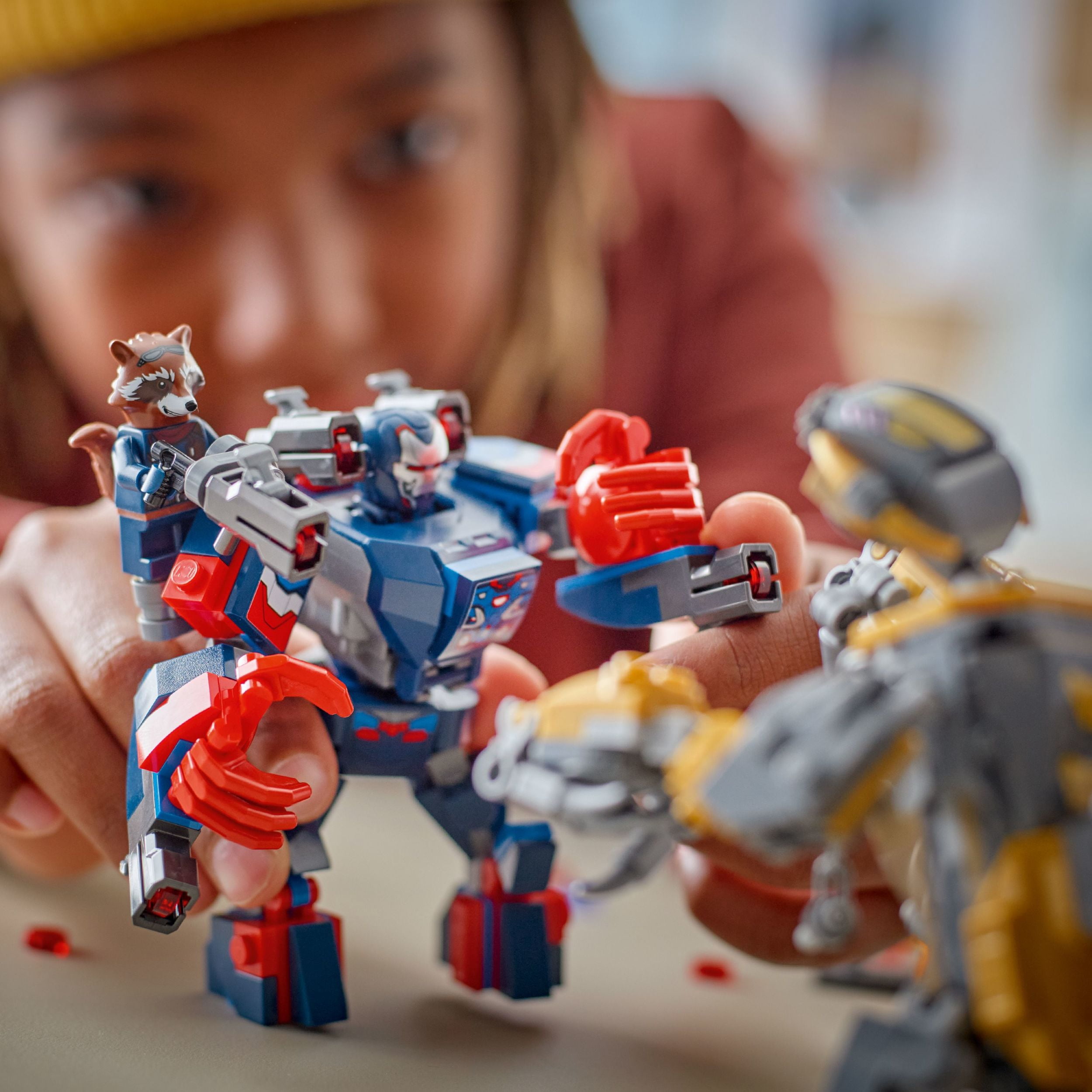 LEGO Marvel Thor contre les Chitauri dans Avengers : Phase Finale, Action de Superhéros 76322