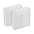 thumbnail image 1 of Sterilite Narrow Storage Trays for Desktop and Drawer Organizing (48 Pack), 1 of 10
