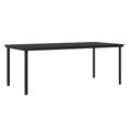thumbnail image 3 of vidaXL 7 Piece Garden Dining Set with Cushions Black, 3 of 4