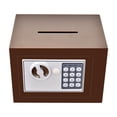 thumbnail image 4 of Mini Safe Key Password,Double Insurance Anti-theft Home Safe Deposit Box Fire Safe for Office ,Easy to Use, 4 of 4