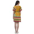 thumbnail image 4 of Moomaya Printed Moss Georgette Dresses Women A-Line Tunic With Drawstring Belt, 4 of 4