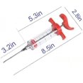 thumbnail image 5 of Meat Injector Syringe - 3 Marinade Injector Needles For Bbq Grill, Premium Portable Turkey Injector, Injector Marinades For Meats With 1oz Large Capac, 5 of 5