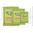 thumbnail image 3 of Darling Souvenir Vert Jumeaux Fournitures de Fête de Baby Shower Pochettes à Cordon Sacs à Cadeaux 15 Pcs, 3 of 5