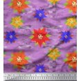 thumbnail image 1 of Soimoi Poly Georgette Fabric Paper Flower Art & Craft Decor Fabric Printed Yard 52 Inch Wide, 1 of 1