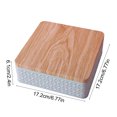 thumbnail image 3 of Bread Box for Kitchen Countertop Corner Bread Box for Homemade Bread Metal Embossed Bread Storage Container Bin with Bamboo Lid, 3 of 6