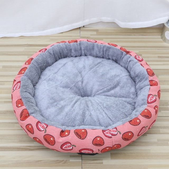 Boovnll Chenil Moyen pour Petit Chien, Rond, Confortable et Doux