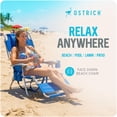 thumbnail image 2 of Ostrich The Backpack 3N1 Portable Chair, Reclining Lounger with Cooler Bag, Blue, 2 of 13