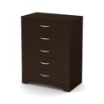 thumbnail image 2 of South Shore Step One 5-Drawer Chest for Adult, in Chocolate, 2 of 12