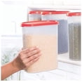 thumbnail image 4 of Tupperware Contenant d'Épicerie en Plastique 2,3 L Lot de 4 (Rouge), 4 of 4