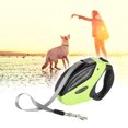 thumbnail image 4 of Retractable Dog Walking Leash with Break&Lock Button 16ft Nylon Ribbon for Small/Medium/Large Dogs up to 110lbs, 4 of 8
