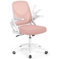 thumbnail image 1 of Costway Mesh Office Chair with Lumbar Support & Flip-up Arms Rolling Casters for Work, 1 of 10
