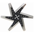 thumbnail image 1 of Derale Ventilateur de Refroidissement 19117 Flex; Diamètre 17 Pouces x Profondeur 1-1/8 Pouces; 6 Pales; Rotation Standard; Lame en Acier Inoxydable avec Moyeu Noir; jusqu'à 8000 Tr/min; Sans Capot, 1 of 4