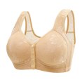 thumbnail image 1 of biudgviw Front Close Bras for Women Plus Size Wirefree Supportive Lace Full Coverage Bras Comfort Everyday Bralettes, 1 of 6