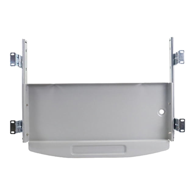 Siruishop Desk Drawer Keyboard Tray Keyboard Drawer Under Desk for Bedroom Home Office Gray