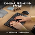 thumbnail image 2 of Logitech Wave Keys MK670 Combo, Wireless Ergonomic Keyboard with Signature M550 L Wireless Mouse - Graphite, 2 of 4