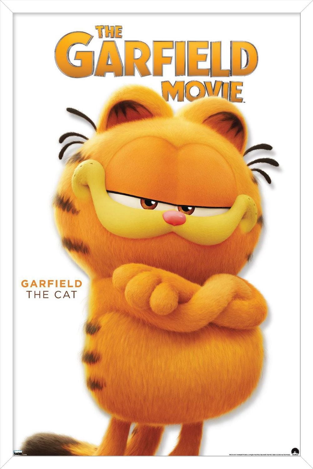 The Garfield Movie - Garfield Feature Series 24 Wall Poster with Magnetic Frame
