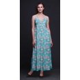 thumbnail image 4 of Bimba Robe Longue Maxi à Bretelles Spaghetti Ajustables à Imprimé Floral, Tenue de Plage d'Été - Moyen, 4 of 6