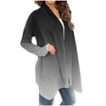 thumbnail image 4 of Pisexur Veste pour Femmes, Cardigans à devant Ouvert, Manteaux Trench, Vestes d'Automne, Mode pour Femmes, Cardigan Imprimé à Manches Longues, 4 of 5