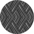 thumbnail image 1 of Ahgly Tapis d'Intérieur Lavable en Machine Carré Noir Charbon, 3 Pieds Carré, 1 of 7