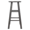 thumbnail image 3 of Winsome Ivy 24" Counter Stool Gray Finish, 3 of 5