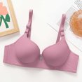thumbnail image 4 of Kyusrd Plus Size Supportive Bra For Women'S Full Coverage Bra Adjustable Shoulder Straps Bra Soild Color Everyday Bra, 4 of 8
