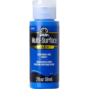 FolkArt Peinture Acrylique Satin Multi-Surface, 2 fl oz, Bleu Cobalt