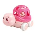 thumbnail image 1 of lionlar Inertia Truck Toy Preschool Learning Rattle Car for Children Kids Boys Girls Turtle Pink, 1 of 9