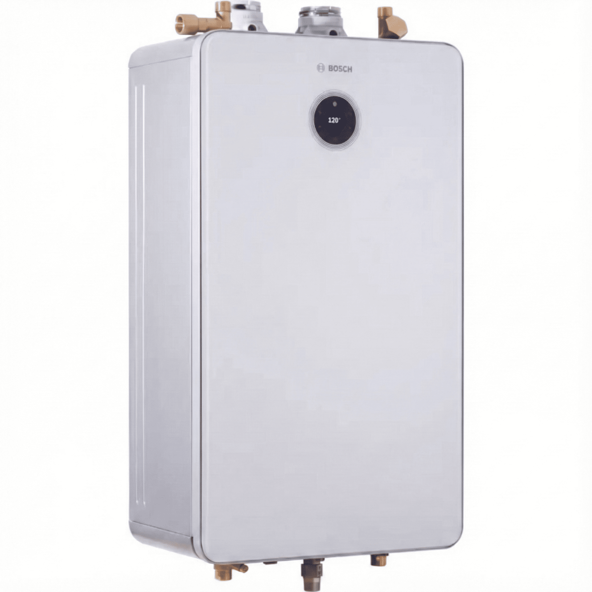 Bosch Greentherm T9800 SE 160 Tankless Water Heater, 9 GPM Whole Home Hot Water System, Natural Gas or Propane Compatible, High-Efficiency Condensing Design, Indoor Wall Mount