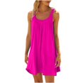 thumbnail image 2 of LOVZFMLL Robes Robe de Plage pour Femmes Vêtements de Plage Décontractés Vacances Robes d'Été Courtes, 2 of 5