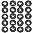 thumbnail image 1 of Unique Bargains 20 Pcs Rondelles de Verrouillage en Étoile à Dents Internes 3mm x 9mm, 1 of 2