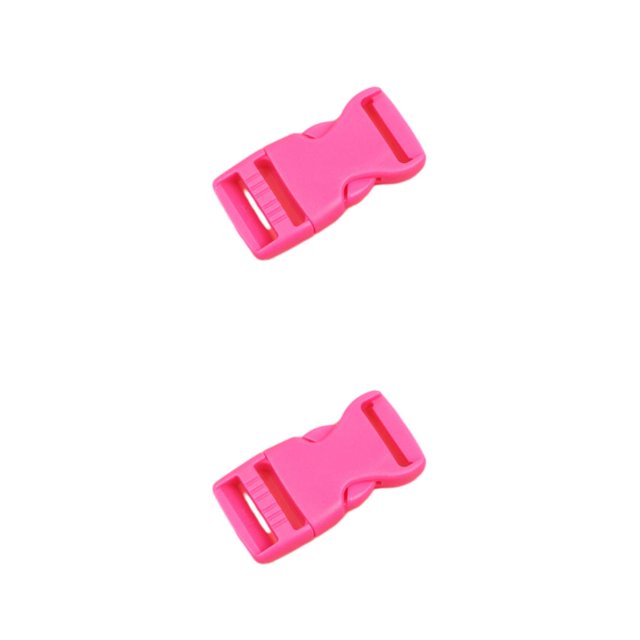 Transemion 10pcs/set Clasp Belt Buckles Designed With In Mind Convenient Release Buckle Rose Red 2Set