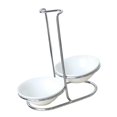 thumbnail image 4 of simhoa Spoon Rest Holder Long Handle Vertical Saving Soup Ladles Double round bowl, 4 of 8