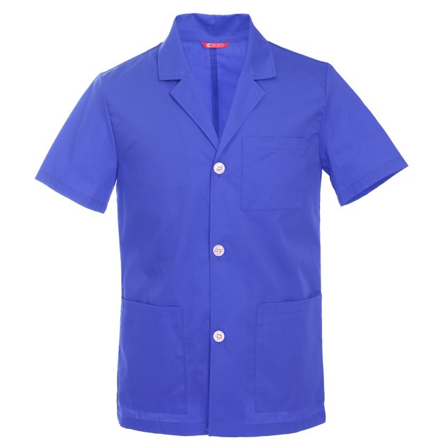 Men's 31 Inch Consultation Short Sleeve Lab Coat