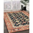 thumbnail image 2 of Ahgly Company Tapis d'Intérieur Rectangulaires Abstraits Rouge Brun, 8 Pieds x 10 Pieds, 2 of 6
