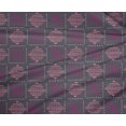 thumbnail image 4 of oneOone Polyester Lycra Fabric Leaves & Geometric Block Print Sewing Fabric BTY 56 Inch Wide, 4 of 4