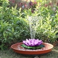 thumbnail image 3 of Solar Water Ornament for Garden Swimming Pool Floating Flower for Bird Bath and Fish Tank Enhancing Outdoor Water Features, 3 of 7
