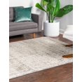 thumbnail image 4 of Unique Loom Del Mar Collection Tapis de Transition Contemporain, 8' x 11', Gris/ivoire, 4 of 10
