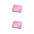 thumbnail image 1 of QualitChoice Home Hotel Felt Keys Tapes Phone Watch Storage Box Living Room Drawer Pens Remotes Jewellery Organizer Container Light Grey Pink 2PCS, 1 of 6