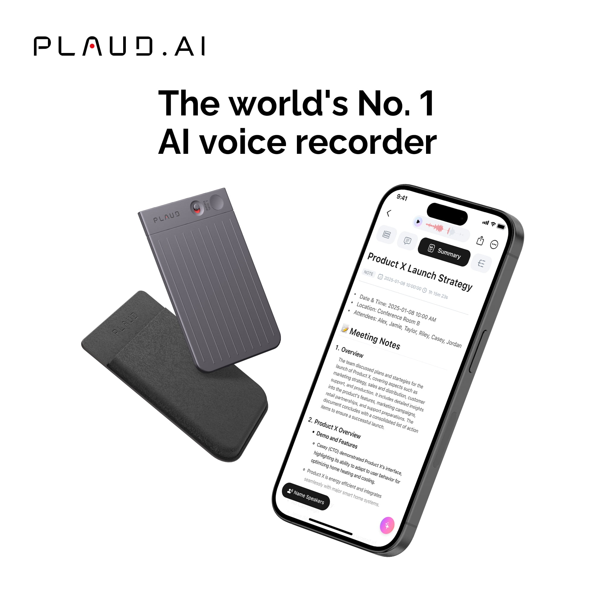その他 PLAUD NOTE PLAUD NOTE Black - Walmart.ca
