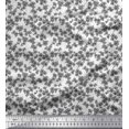 thumbnail image 1 of Soimoi Poly Georgette Fabric Artistic Floral Printed Fabric 1 Yard 52 Inch Wide, 1 of 3