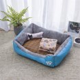 thumbnail image 1 of ZBH 4 in 1 Dog Beds for Large Dogs, Large Dog Bed Machine Washable Rectangle Breathable Soft Padding with Nonskid Bottom Pet Bed for Medium and Large Dogs or Multiple, 1 of 9
