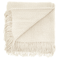 thumbnail image 1 of Bouclair Off White Katelyn Throw 50 X 60 X 60 in (127 X 152.4 X 152.4 cm), 1 of 5