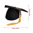 thumbnail image 4 of Miangastore Tassel Cap Comfortable Fit Gold Adjustable 1Pcs 9.1x9.1x5.1in, 4 of 9