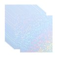 thumbnail image 1 of Unique Bargains A5 Holographic Cardstock, 10 Pack Metallic Iridescent Mirror Paper Sticker Foil Board, Style 5, 1 of 6