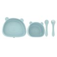 thumbnail image 2 of 4pcs Kids Dinnerware Set Toddler Utensils and Toddler Plates Panda Shape Plate, 2 of 8