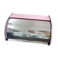 thumbnail image 2 of Tnarru Bread Bin with Roll Lid Metal Bread Box Rustic Multipurpose for Kitchen Counter Bread Keeper for Home Baked Goods Coffee Shop Red, 2 of 8