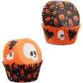 thumbnail image 2 of Wilton Skull, Bat and Pumpkin Halloween Cupcake Kit, 72-Piece, 2 of 5
