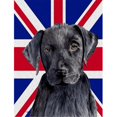 thumbnail image 1 of Carolines Treasures SC9821GF Labrador avec le Drapeau Britannique Drapeau Anglais Jack Garden Size, 1 of 3